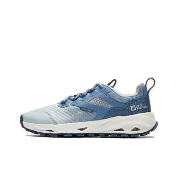 Jack Wolfskin Anti Slip Wear Resistant Low Top Trekking Shoes Women's Blue White