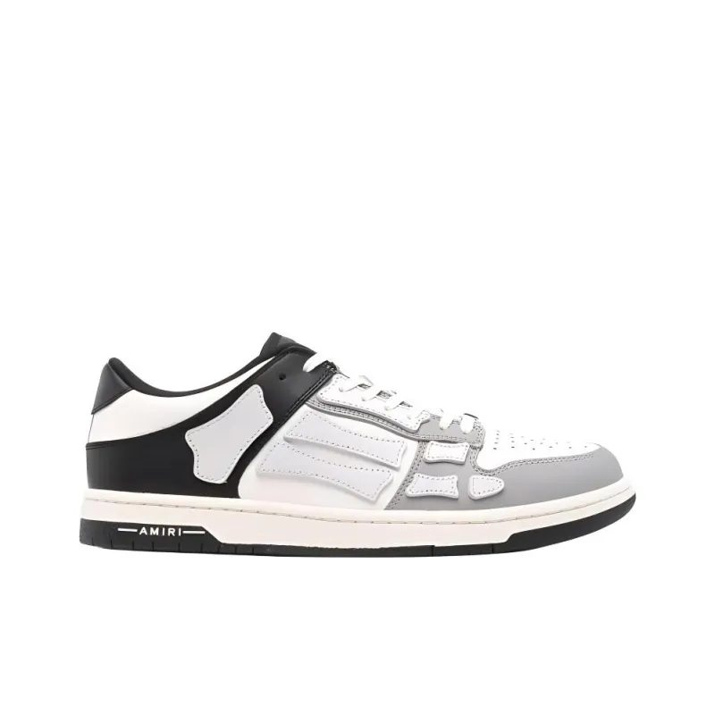 AMIRI Skel Top Low Low Top Skateboard Shoes Men's White-1