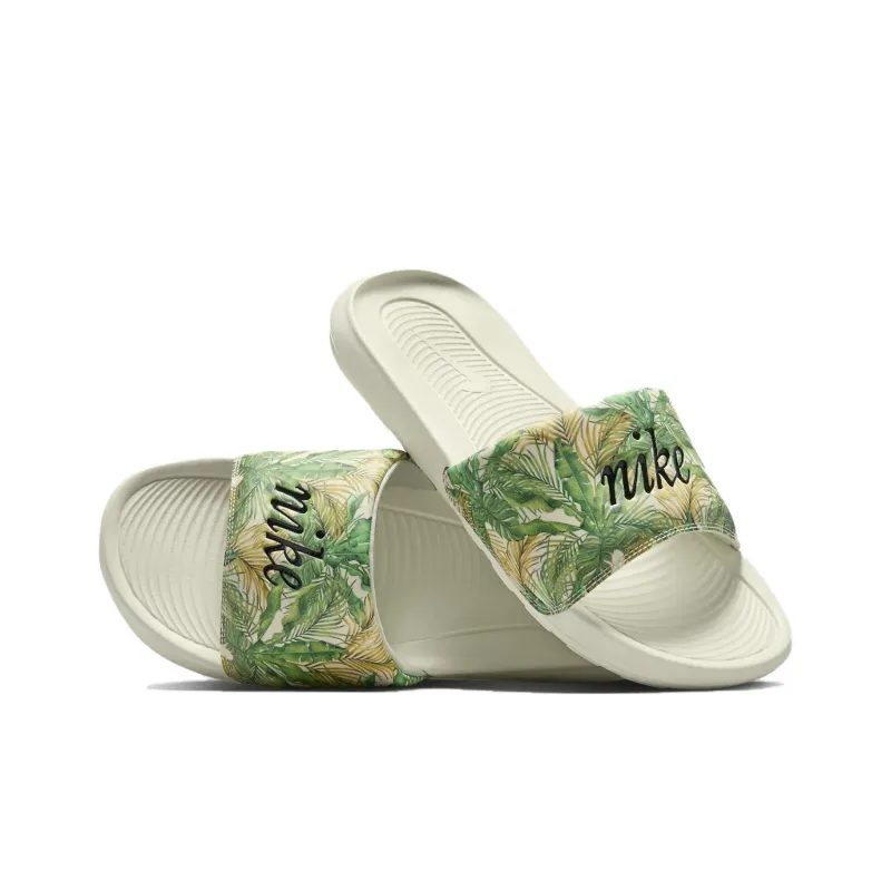 Nike Victori One Slide Sea Glass Sail Black Women's-3