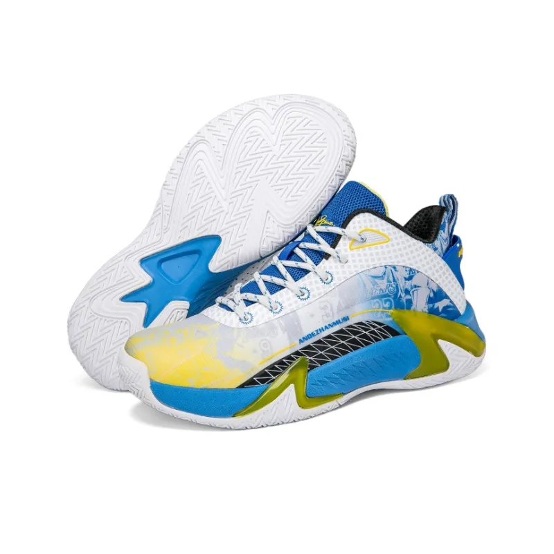 ANDEZHANMUSI Cushioning, Breathable, Slip Resistant Low Top Cushioning Technology Basketball Shoes Unisex-1