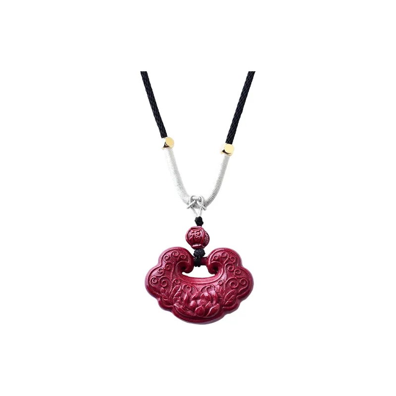 Sweet Kisses Reconstructed Cinnabar Necklaces Unisex-3