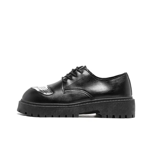 IZEIZIG Men's Casual Shoes Men Low-Top Black