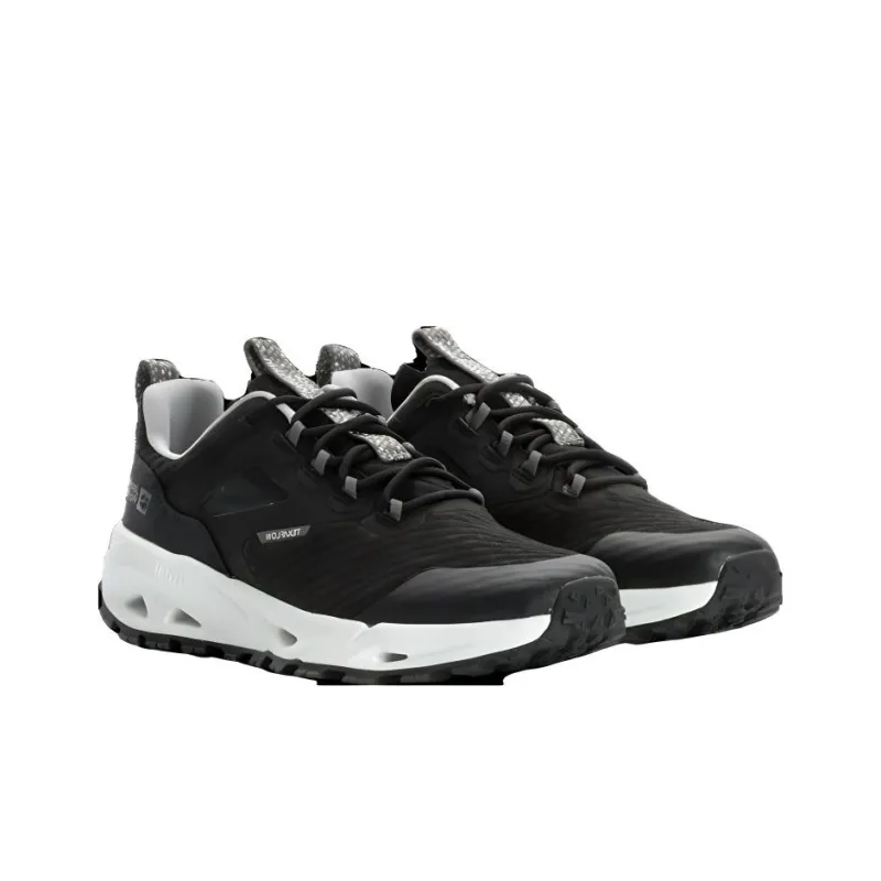 Jack Wolfskin Anti Slip Wear Resistant Low Top Trekking Shoes Women's Black White-3