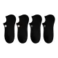 4 Pack (Black with Gold Floral X2+Black with White Floral X2)