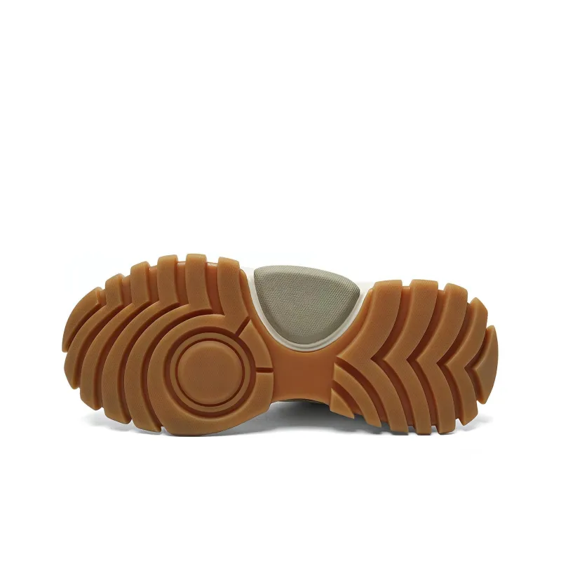 JEEP SPIRIT Chunky Sneakers Men Low Top Light Sandy-4