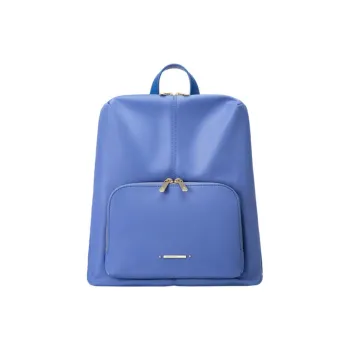 SAMSONITE Fabric Made Of Polyurethane Backpack Medium Size Women's Blue