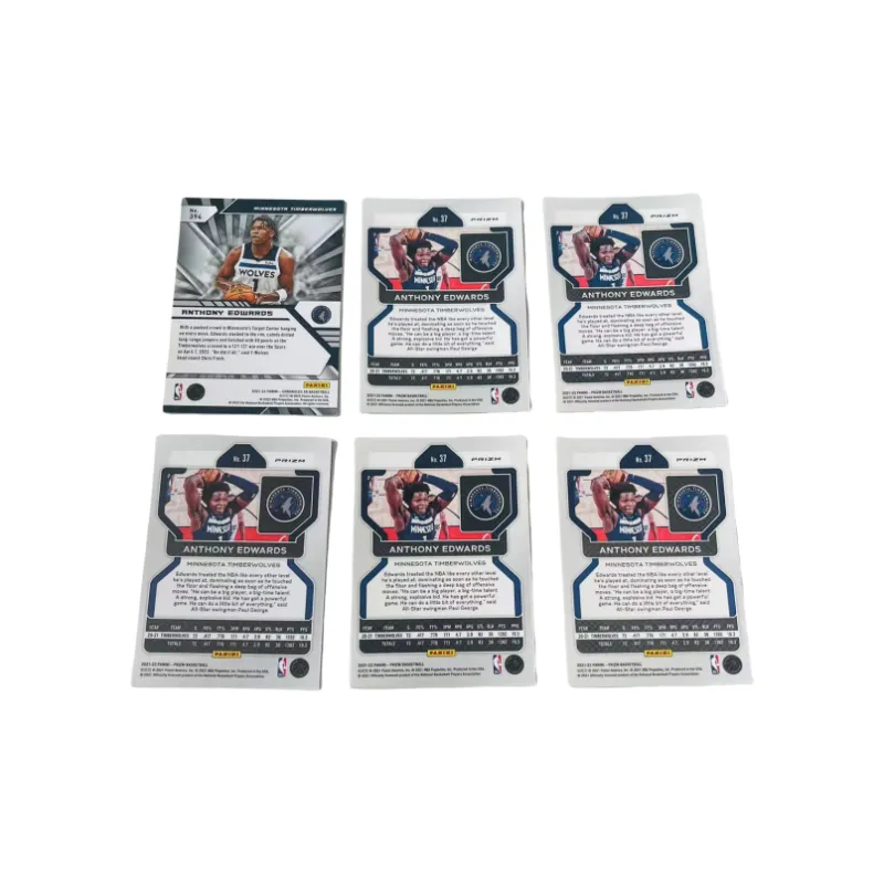 PANINI Anthony Edwards Timberwolves Refringence Player Card Product Access Sports Cards 6 Pcs-1