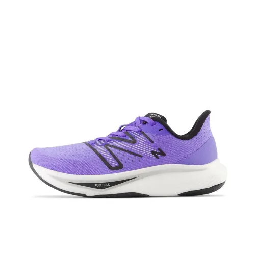 New Balance FuelCell Rebel V3 Anti-Slip And Wear-Resistant Breathable Low-Top Casual Running Shoes Women's Purple Black