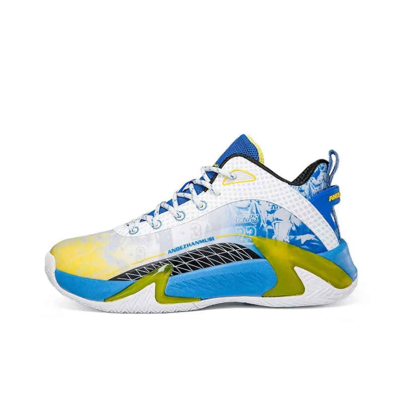 ANDEZHANMUSI Cushioning, Breathable, Slip Resistant Low Top Cushioning Technology Basketball Shoes Unisex-0