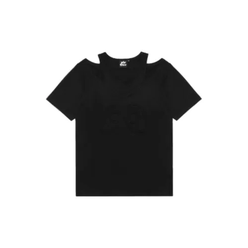 Mini Cream T-Shirts Women's Black