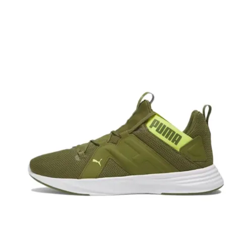 PUMA Contempt Demi Training Shoes Men Low-Top Olive Green - Yellow Green