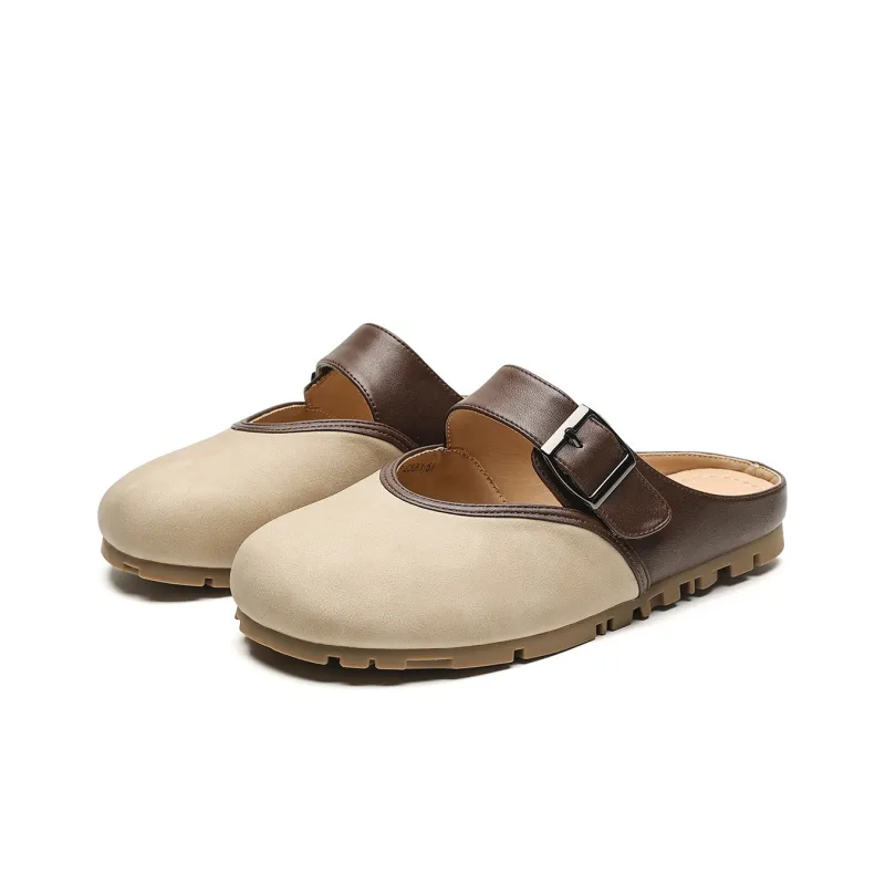 JOSINY Wrap-toe Slippers Women's Ecru-2