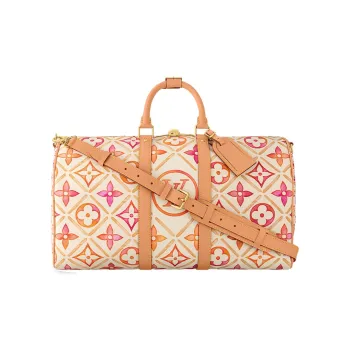LOUIS VUITTON Keepall Bandouliere 45 Coral