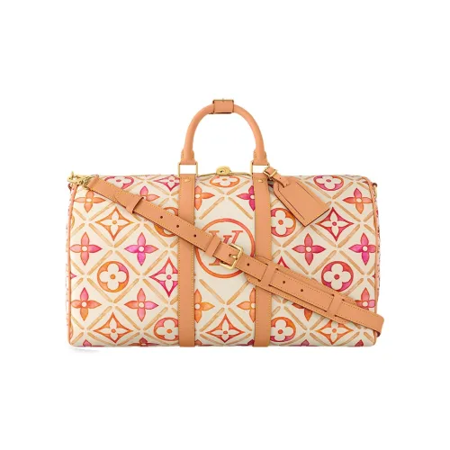 LOUIS VUITTON Keepall Bandouliere 45 Coral