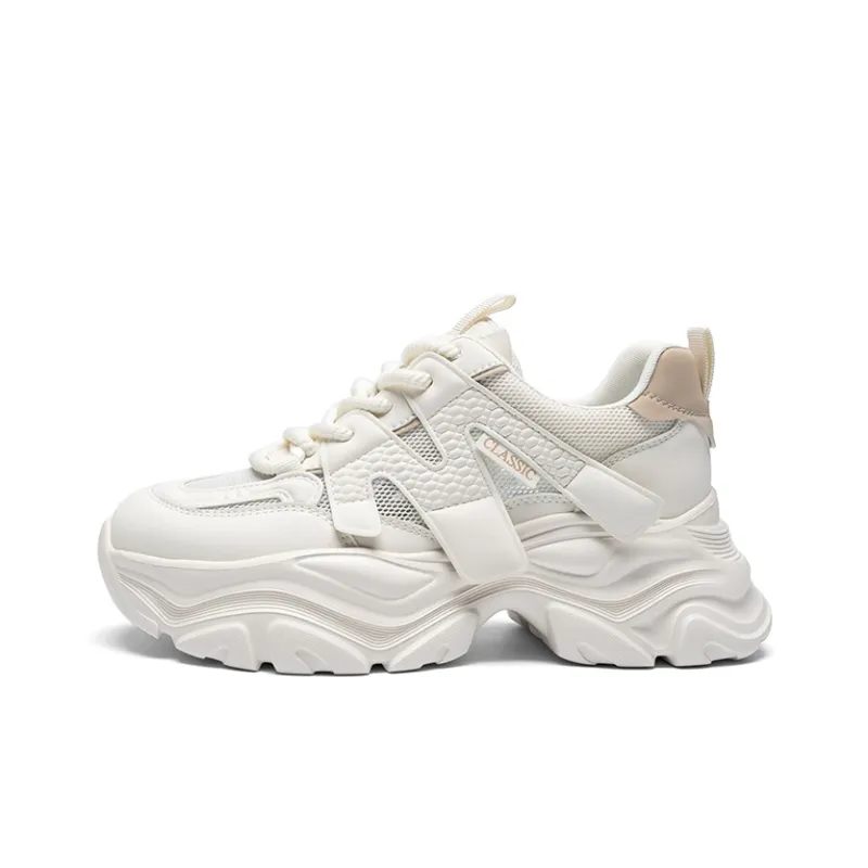 ZHR Cushioning Breathable Low-Top Chunky Sneakers Women's-6
