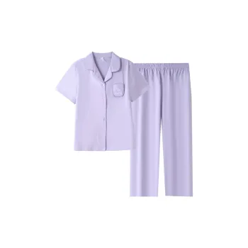 Fun Rabbit Pajama Set Women's Light Purple