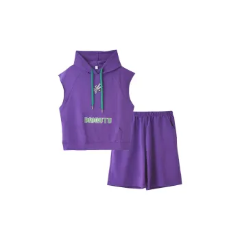 Fun Rabbit Pajama Set Women's Galactic Purple
