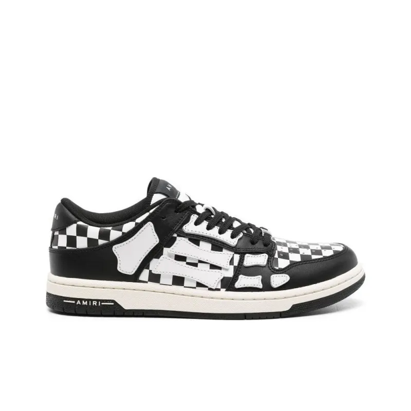 AMIRI Skel Top Low Check pattern Sneakers-1