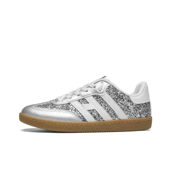 Found Ruth Low Top Skateboard Shoes Unisex Silver