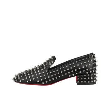 CL LUBOTING Spikeasy Loafers 3cm Women's Black
