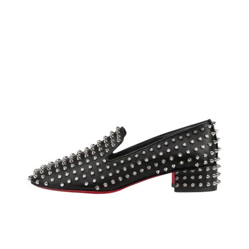 CL LUBOTING Spikeasy Loafers 3cm Women's Black