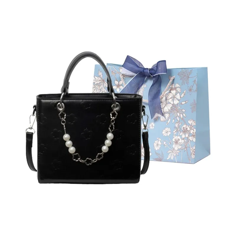 REDOO PU Shoulder Bag Regular Women's White/Black/Blue/Pink-5