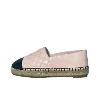 CHANEL Casual Single Shoes Women's Pink Black
