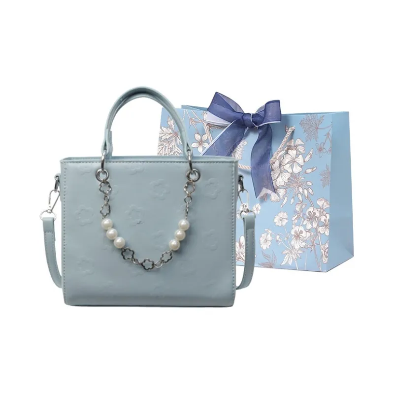 REDOO PU Shoulder Bag Regular Women's White/Black/Blue/Pink-10
