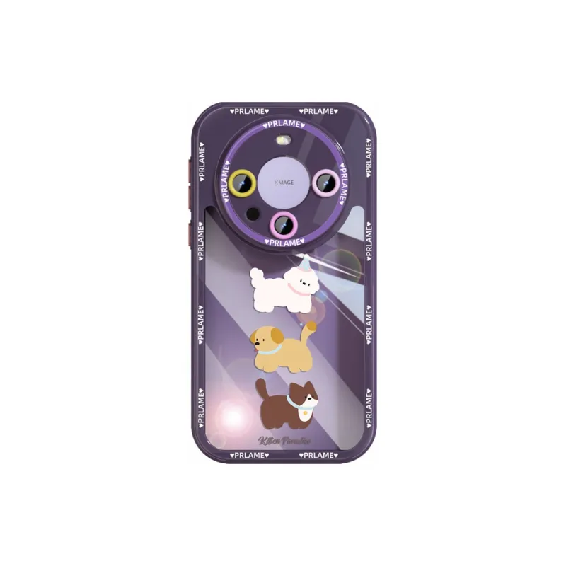 Sen Dog Acrylic Material Transparent Cute Niche Phone Cases Applicable To Huawei Mate60Pro/50/40-3