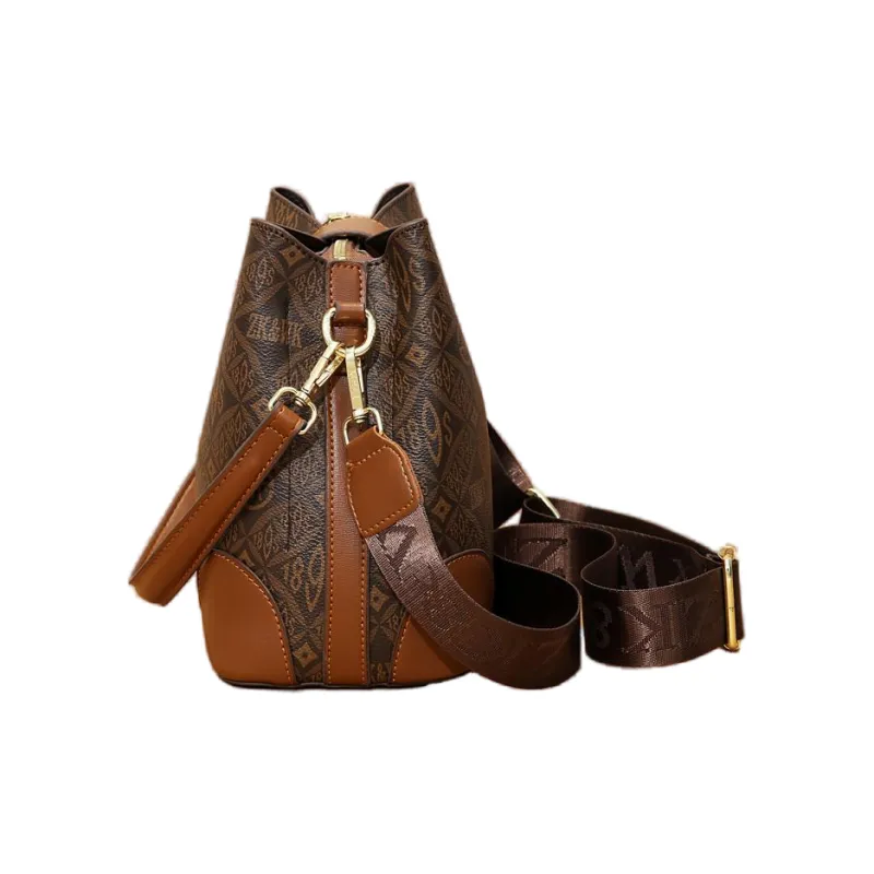 Weymond Pu Crossbody Handbag, Shoulder Bag Regular Women's Coffee/Earth Yellow/Ecru-17