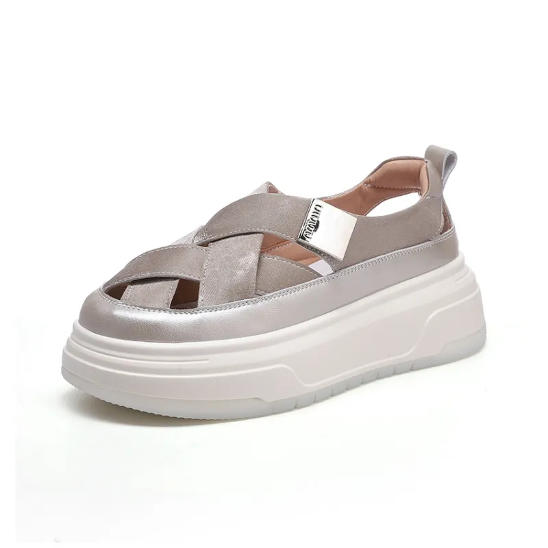 KEJIANNI Casual Shoes Women's White/Silver-12