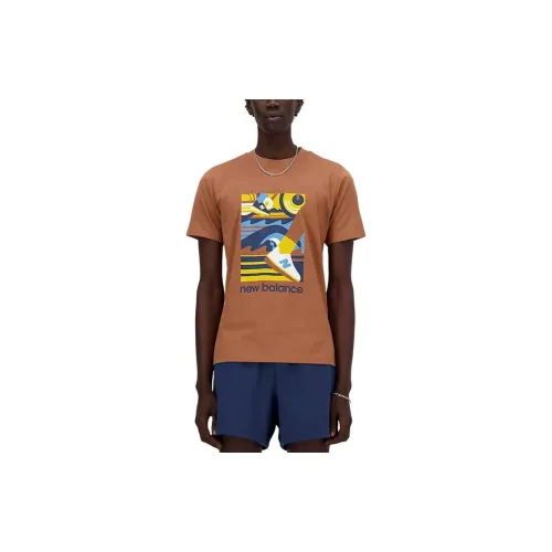 New Balance Essentials Triathlon T-Shirts Men Amber