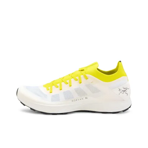 Arcteryx Norvan SL 3 Running Shoes Men Low-Top ARCTIC SILK/EUPHORIA/Arctic White/Euphoric Green