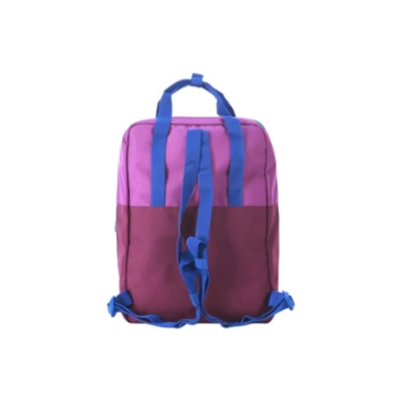 JanSport Polyester Backpack Medium Size Unisex Pink & Purple-2