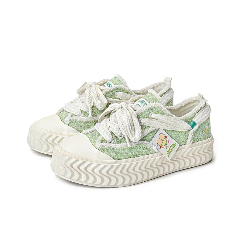 Crayon Shinchan Low Top Canvas Shoes Women's-15