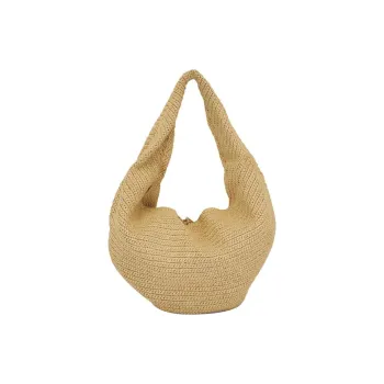 KHAITE The Large Olivia Raffia Shoulder Bag