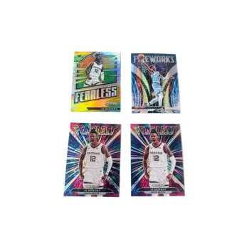 PANINI Grizzlies Morant Tarka Refringence Player Card Product Access Sports Cards 4 Pcs