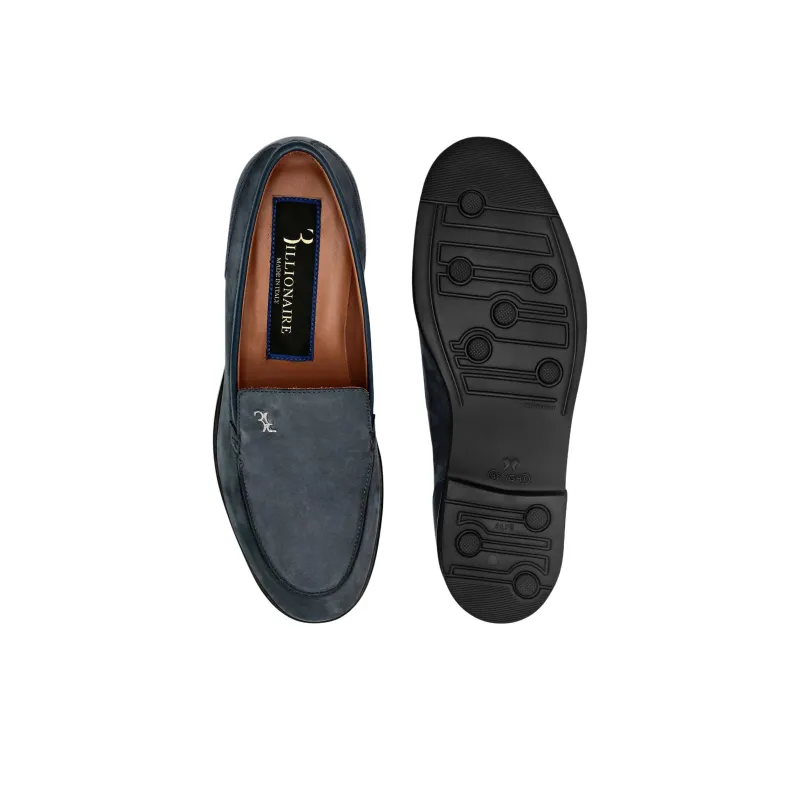 Billionaire Loafers Men Blue-3