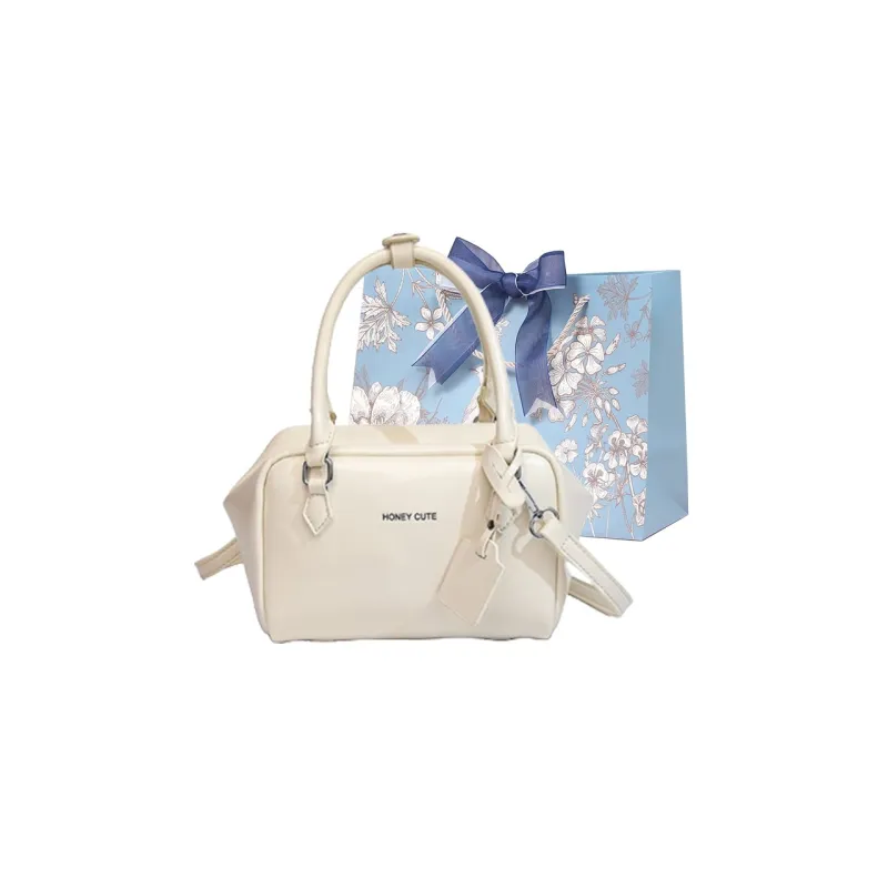 REDOO PU Shoulder Bag, Crossbody Bag, Handbag Regular Women's Cream White/Black/Blue/Pink-0
