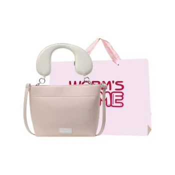 Worm's Home PU Shoulder Bag Regular Women's White/Silver/Black/Pink