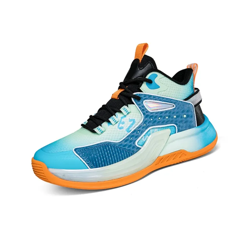 ANDEZHANMUSI Cushioning, Slip Resistant, And Abrasion Resistant Low Top Basketball Shoes Unisex-1