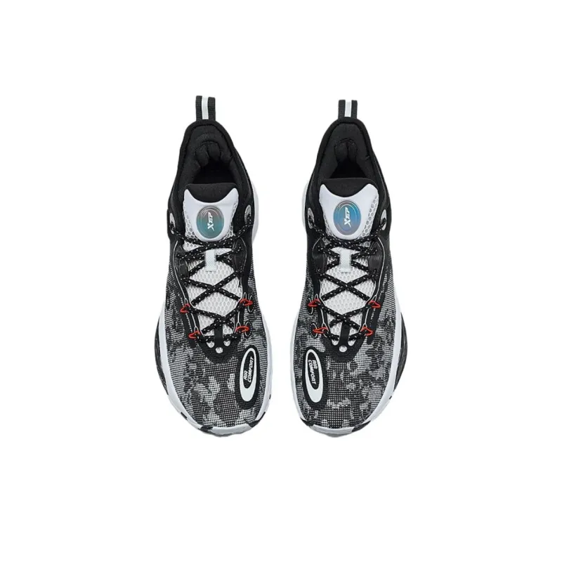 XTEP Wear Resistant Mid Top Basketball Shoes Men's-4