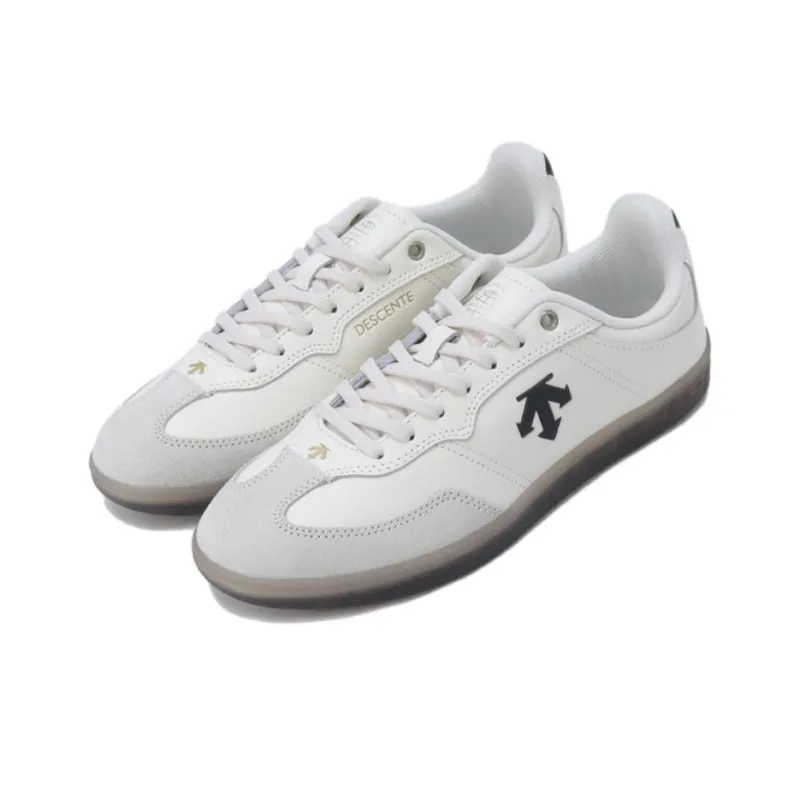 DESCENTE Balance Breathable Moisture Wicking Low Top Skateboard Shoes Unisex Beige Black-1