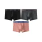 3 Pack[Black+Dark Gray+Pink]