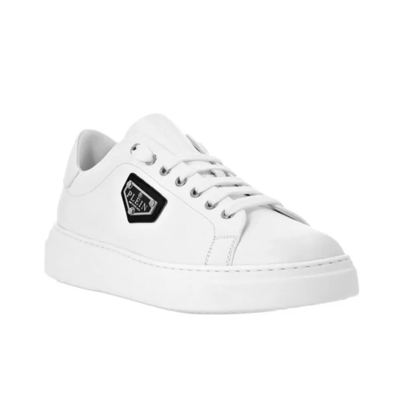 PHILIPP PLEIN Low Top Casual Shoes Unisex White-2