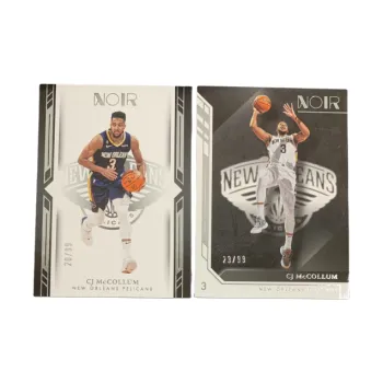 PANINI 2022 23 NOIRCJ McCollum 20/99 Base+23/99 Base Player Card Pass Through Sports Cards 2 Pcs