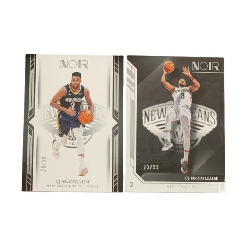 PANINI 2022 23 NOIRCJ McCollum 20/99 Base+23/99 Base Player Card Pass Through Sports Cards 2 Pcs