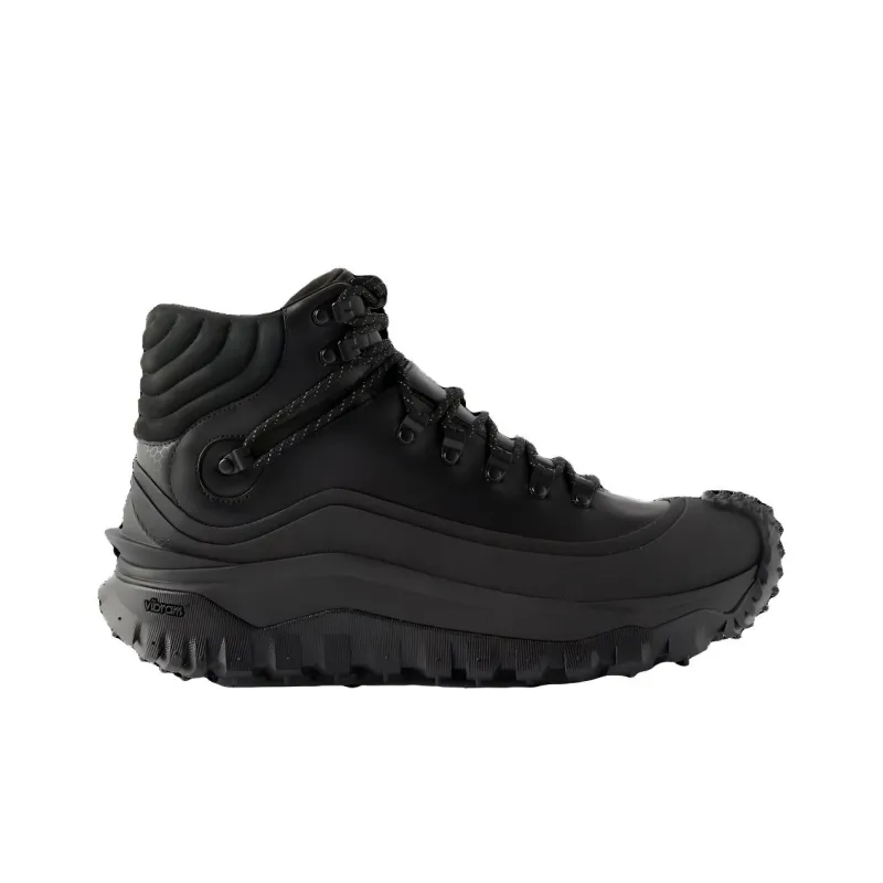 Moncler Trailgrip Gt High Top Sports Casual Shoes Men's Black-1