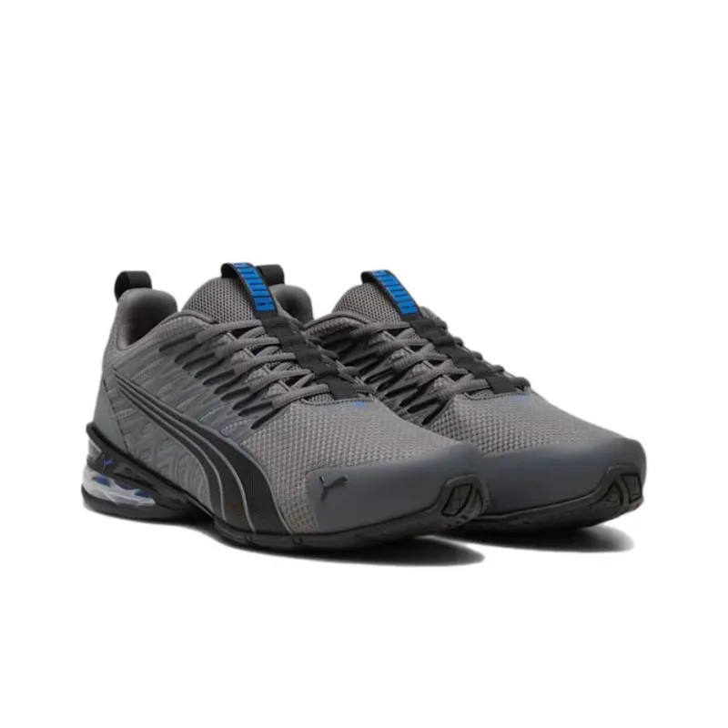 PUMA Voltaic Evo Anti Slip Wear Resistant Low Top Casual Running Shoes Men's Black Blue-2
