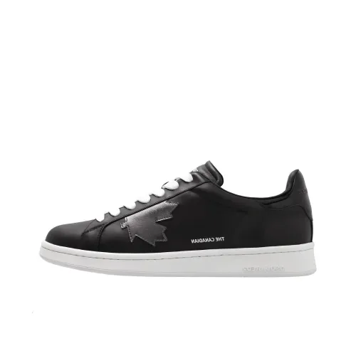 DSQUARED2 Boxer Leather Low-top Sneakers